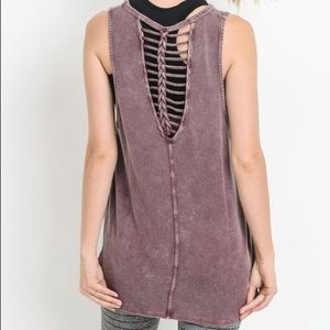 SOLD! Braided Back Detail Tank